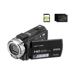 ORDRO HDV-V12 30MP HD 1080P 30fps Camcorder 16X Digital Zoom